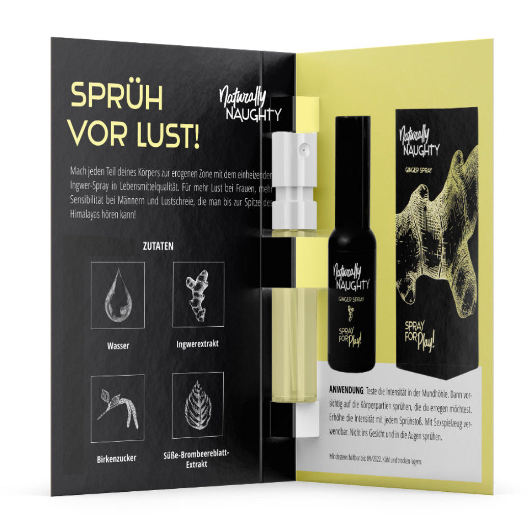 Ingwer Spray Probierpackung - Intensivere Hhepunkte Ingwer Spray Probierpackung - Intensivere Hhepunkte